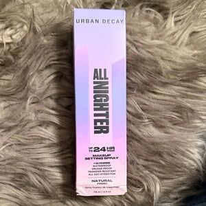 Urban Decay All Nighter Setting Spray - Pink and Purple Packaging